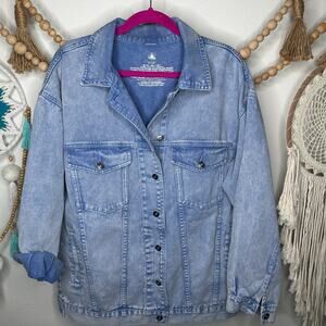 Disney Spirit Jersey Pocahontas Graphic Denim Jean Jacket